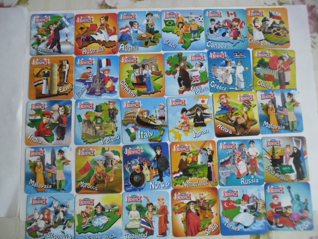 Magnetky různé sady - 6