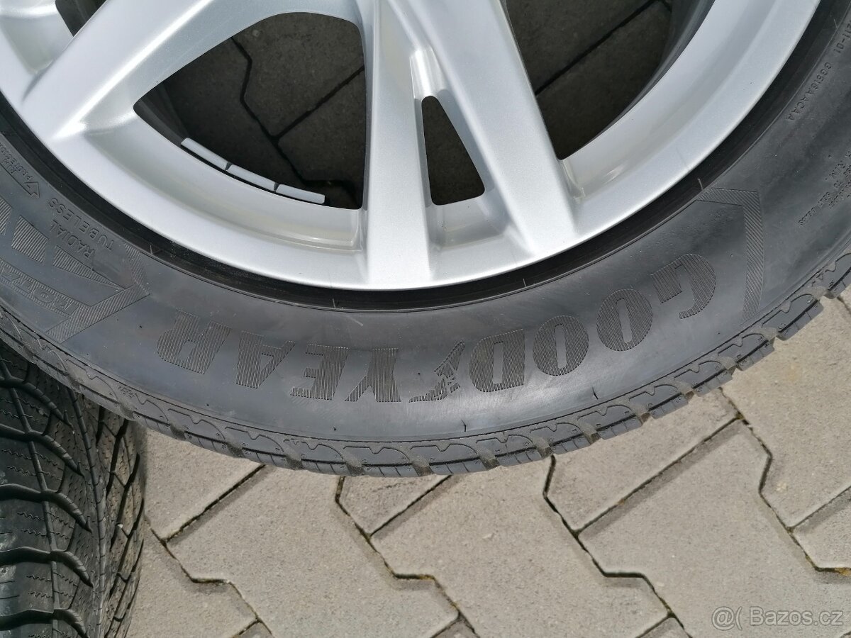5x112 16 7J ET52 orig. alu kola BMW 2 vč. zim. pneu Goodyear - 6