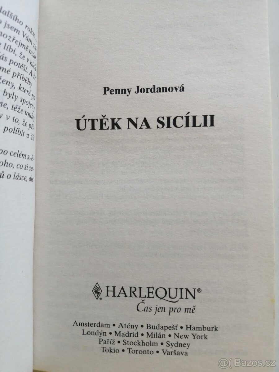 Romány z edice Harlequin 4 x - 6