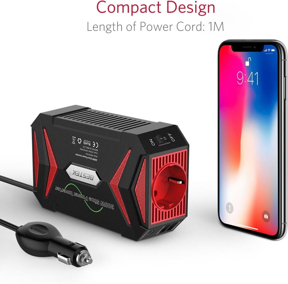 Měnič napětí střídač Bestek 300W - 6