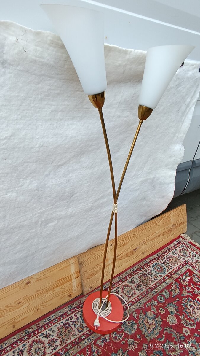 Retro stojací lampa - 6