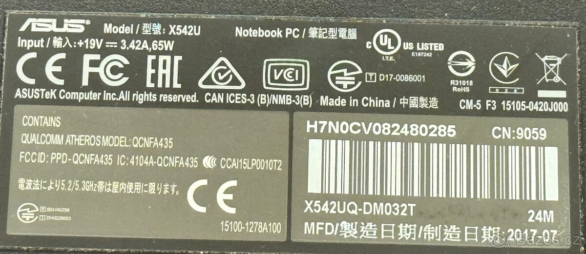 Diely z Asus M509DA-EJ019T - 6
