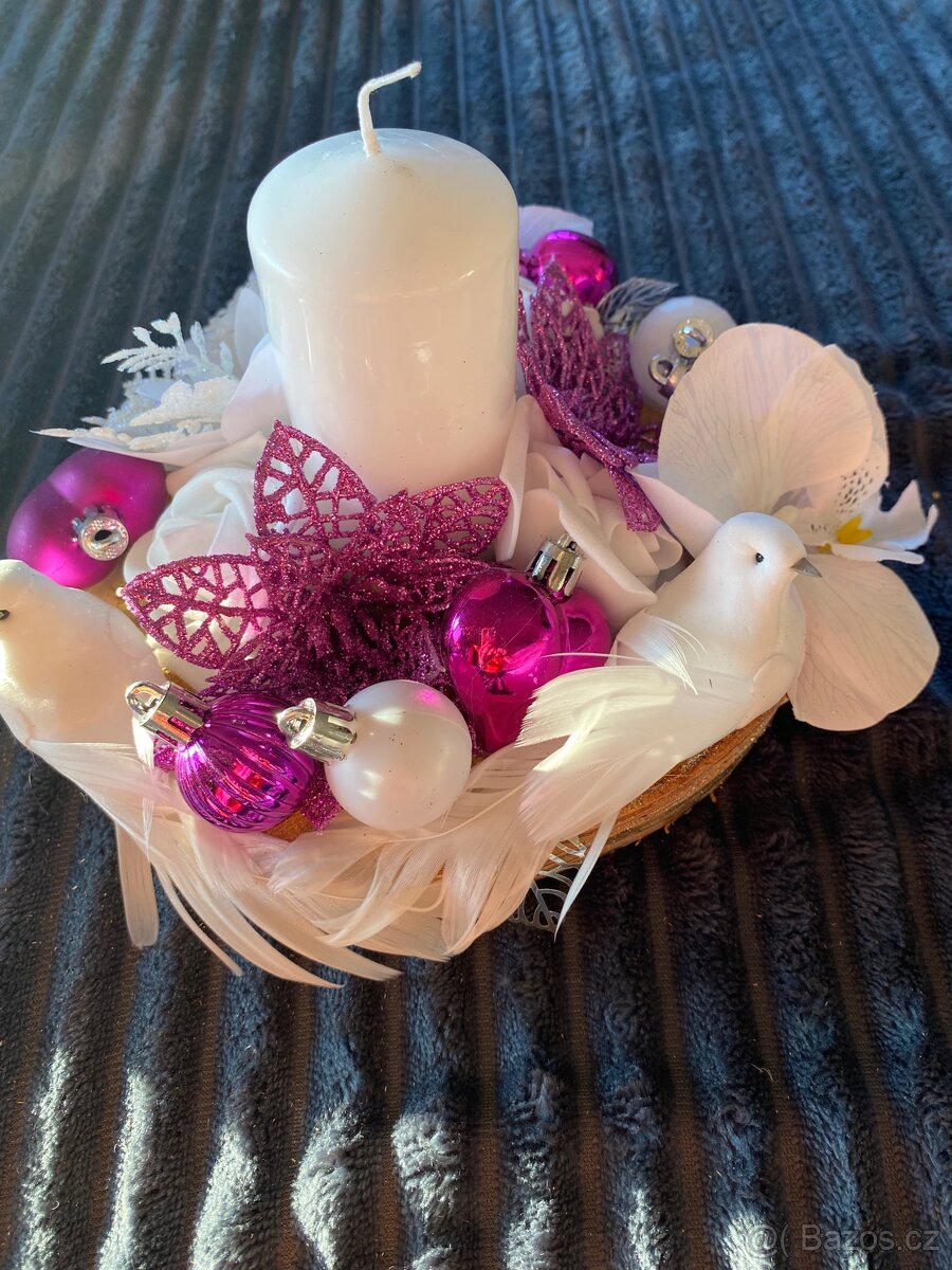 Svícen adventní, vánoční - 6