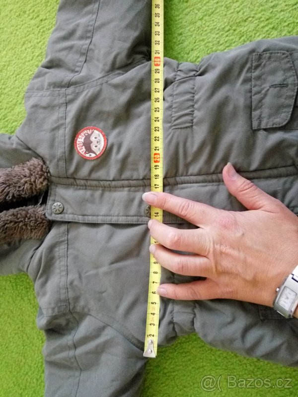 nádherná bunda, parka, zimní set vel.74 - 6