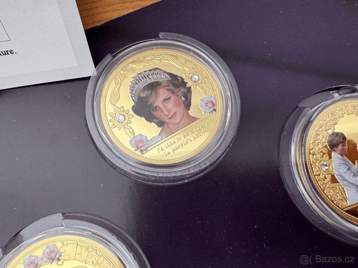 Sada sběratelských pamětních mincí Diana - 6