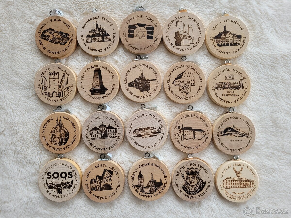 Sbírka turistických známek (212 ks) - 6