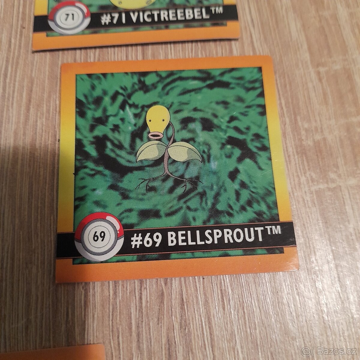 Pokémon 1998 samolepky - 6