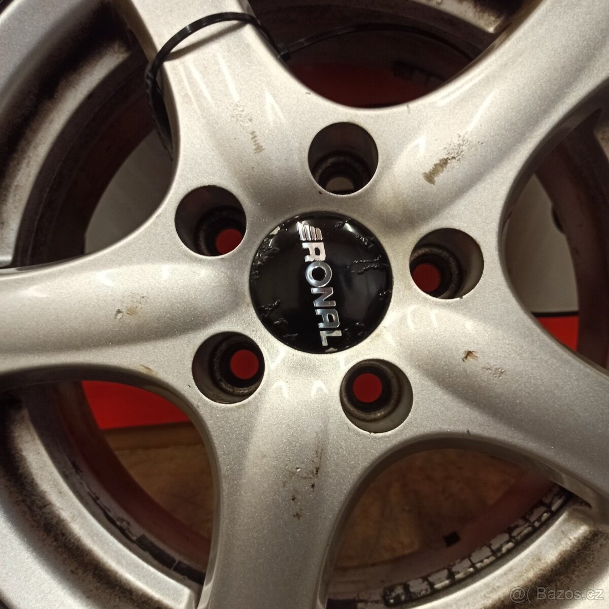 ALU kola Ronal 5x112, zimní pneu 7mm, 195/65 R15 - 6