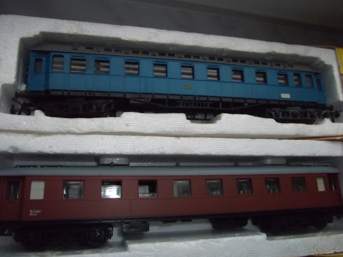 vagony na vláčky H0 osobní Piko - 6