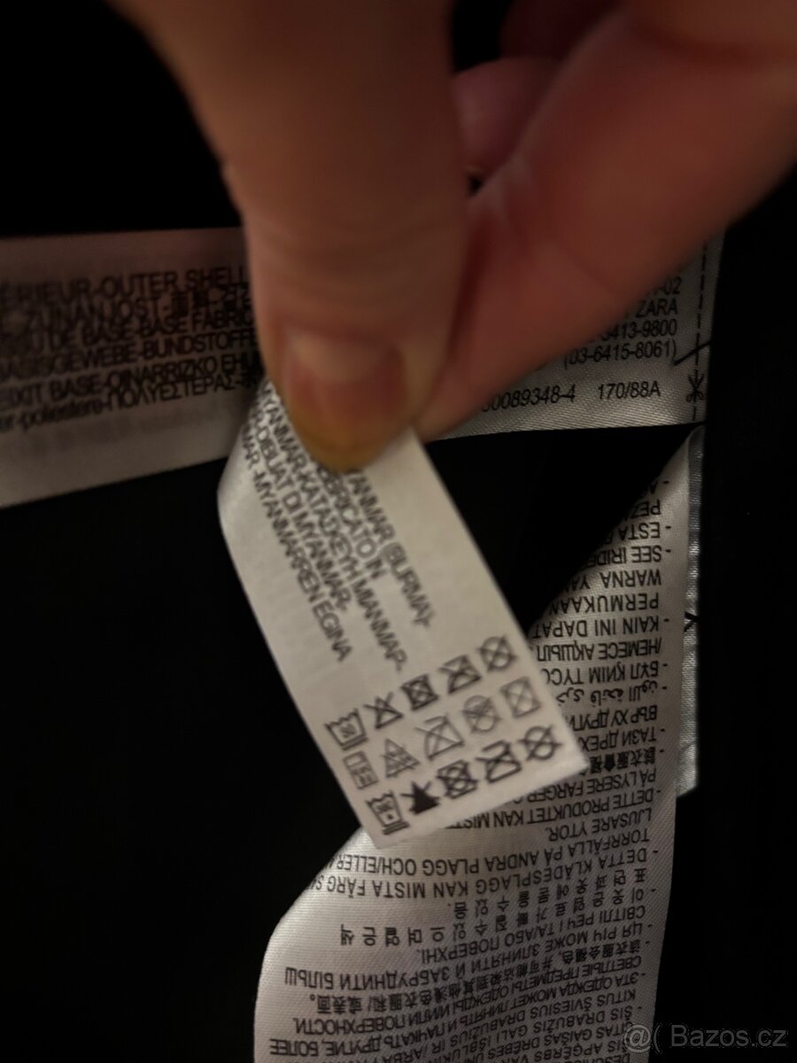 Dámská dlouhá zimní vesta, vel. M, Zara - 6