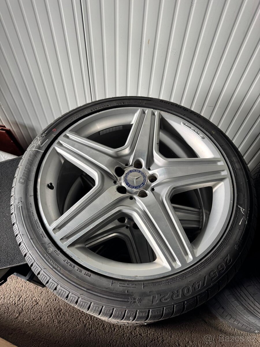 ALU sada zimní Mercedes AMG R21 W164 originální - 6