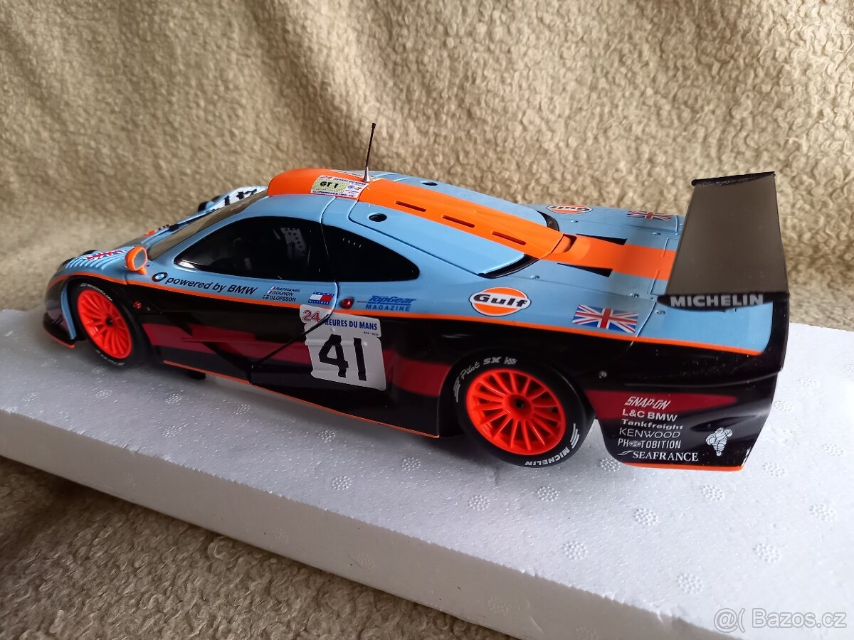 Prodám McLaren F1 GTR Gulf - 1:18 - Minichamps-limitovaný - 6
