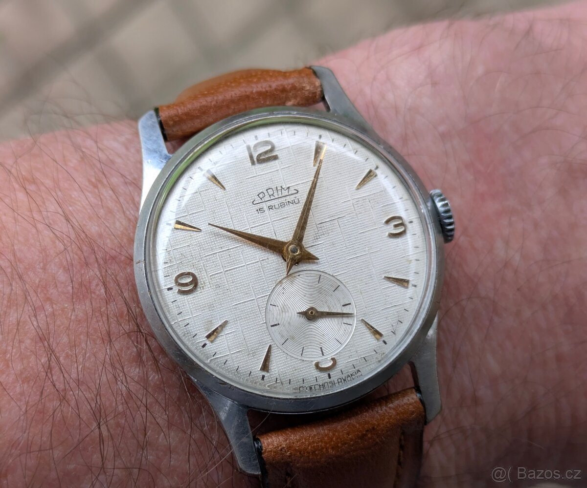 HODINKY PRIM S RELIÉFEM - TYP 50 044 1 - NÁDHERNÉ - 6