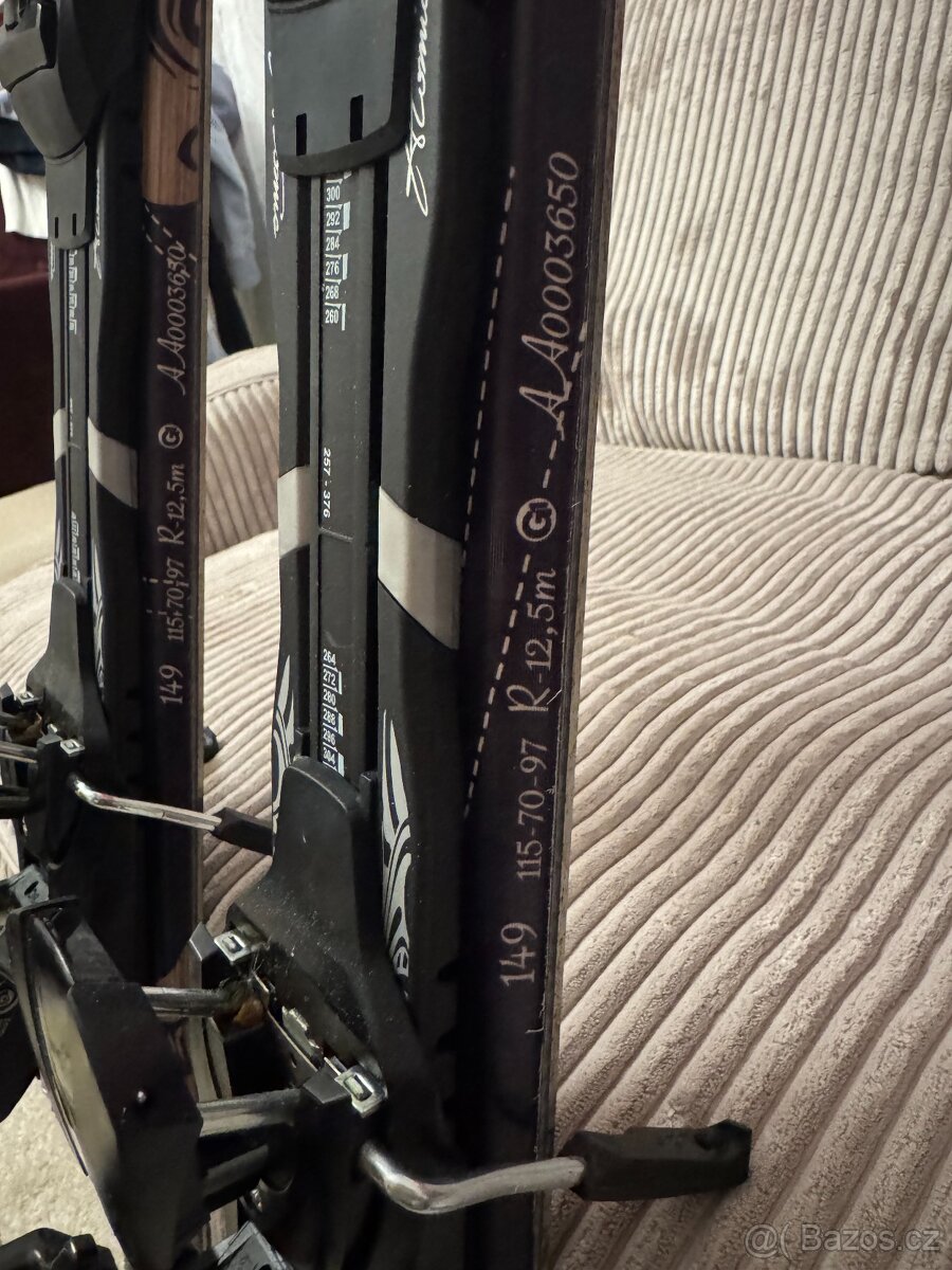 Prodám lyže Atomic dámské 1x jeté - 6