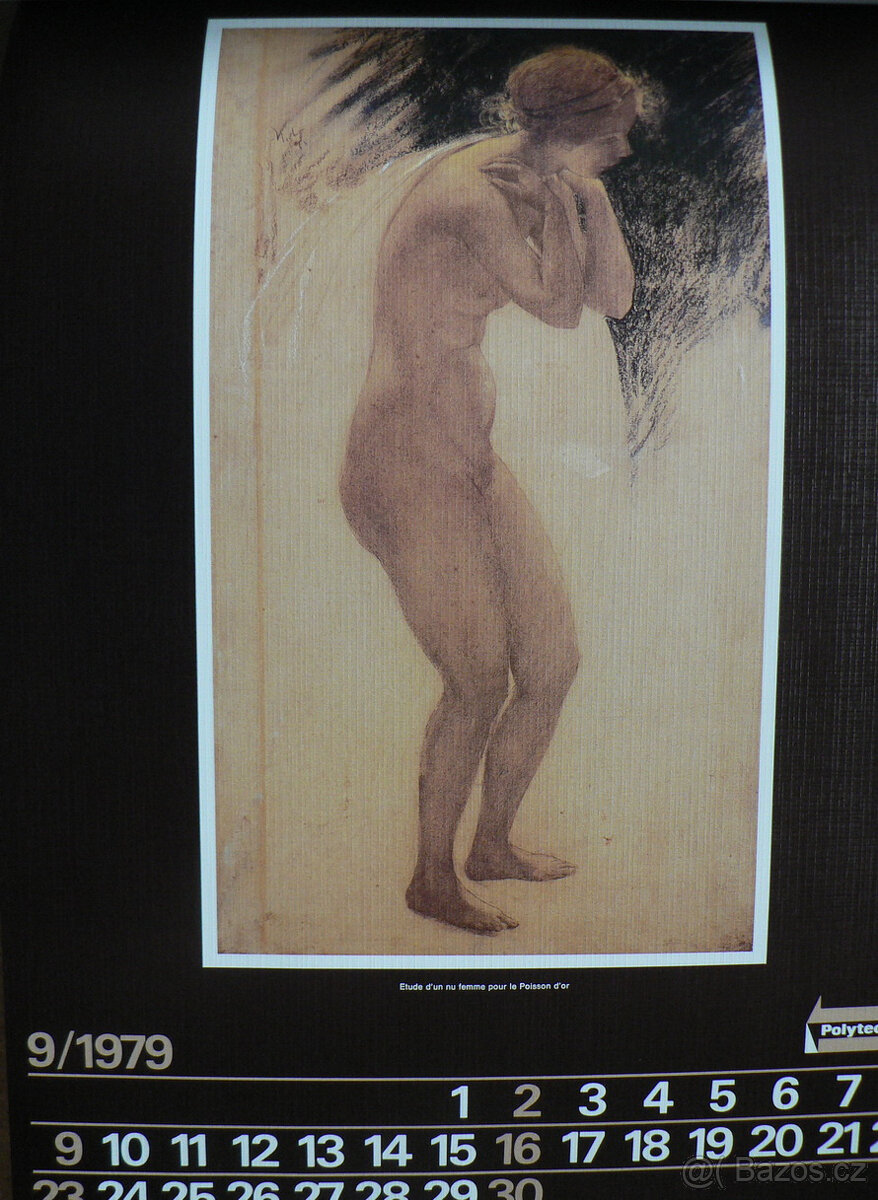 Kalendář V. K. Mašek, maska, KHB obrázek, prospekty - 6