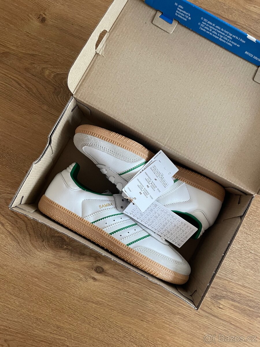 Adidas Samba Crystal White Green velikost 36 - 6