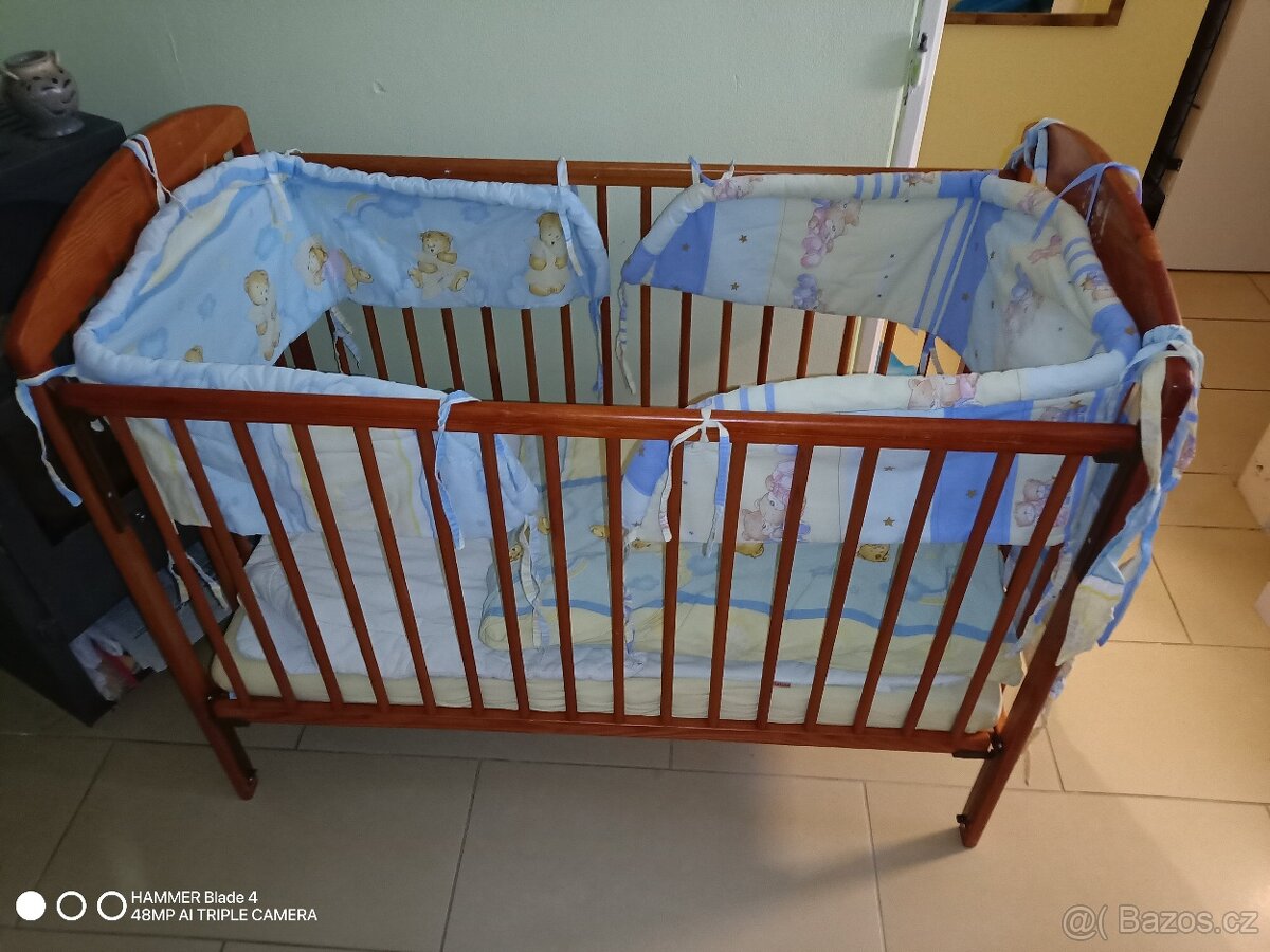 Dětská postýlka - SUPER STAV - 6