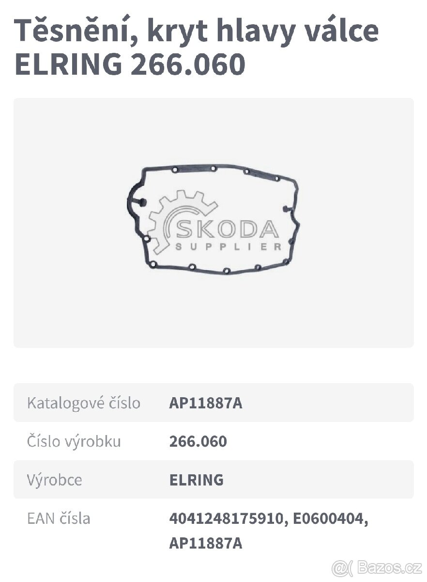 Těsnění hlavy válce - 6