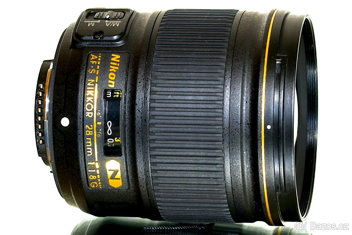 Nikon AF-S FX Nikkor 28mm 1:1,8 G + UV filtr TOP - 6