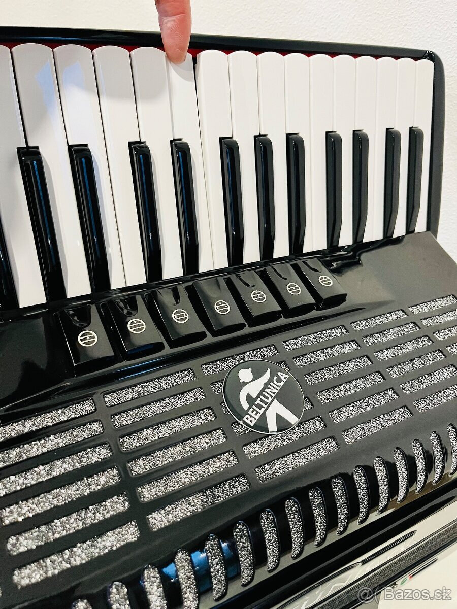NOVÝ akordeón Beltunica Haydn DELUXE 96 basový- krásny zvuk, - 6