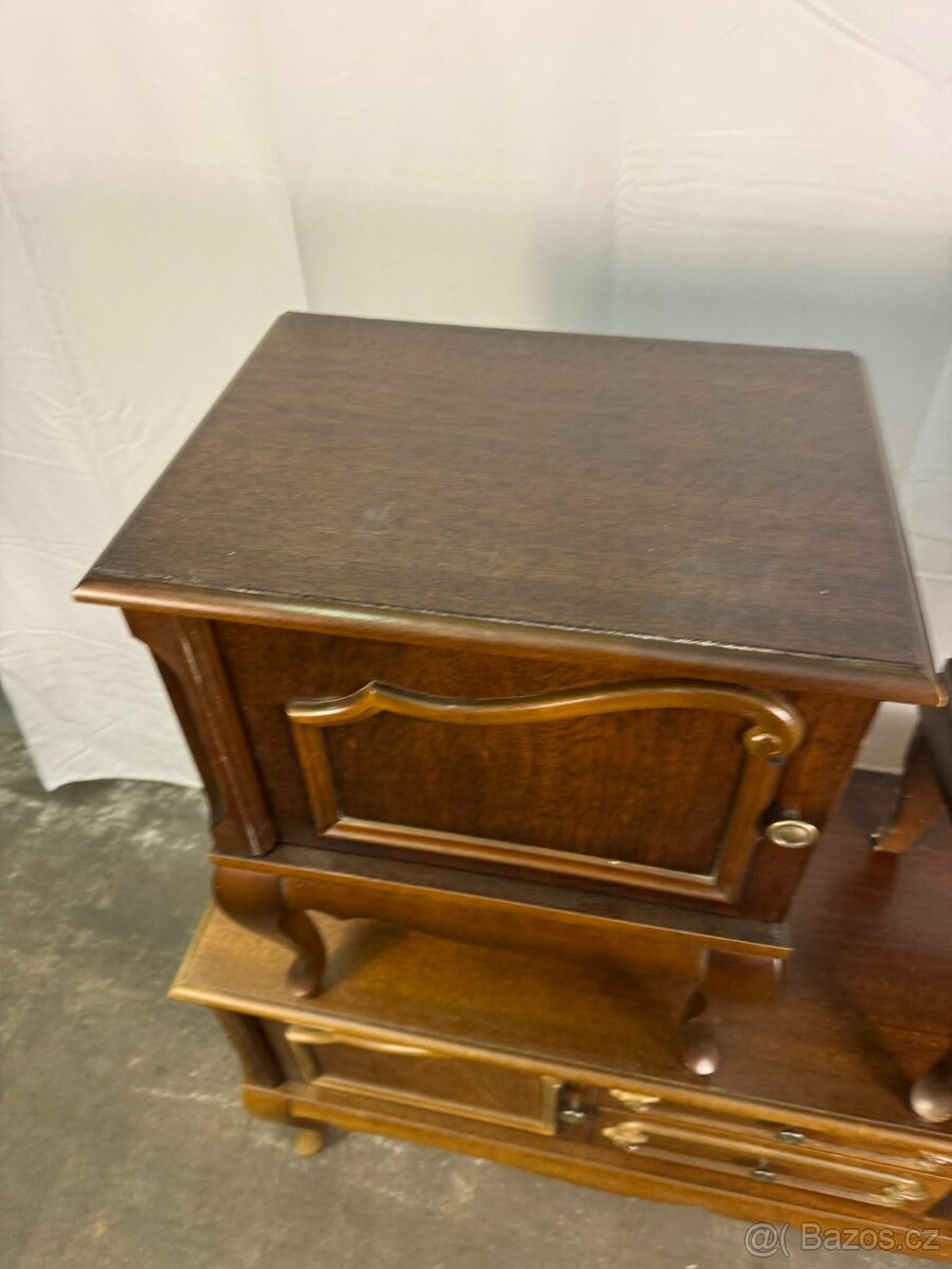 Starožitná komoda s nočními stolky (137002) - 6