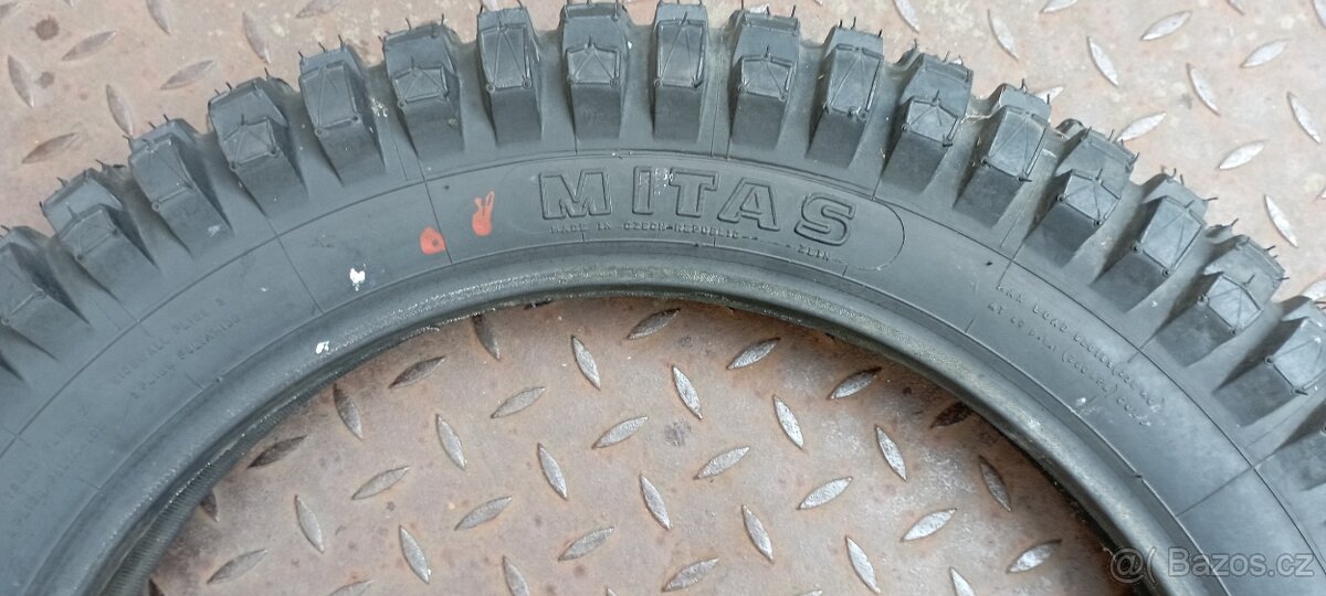 Starší pneu Mitas 3,50-16 NEPOUŽITÉ - Rezervace - 6