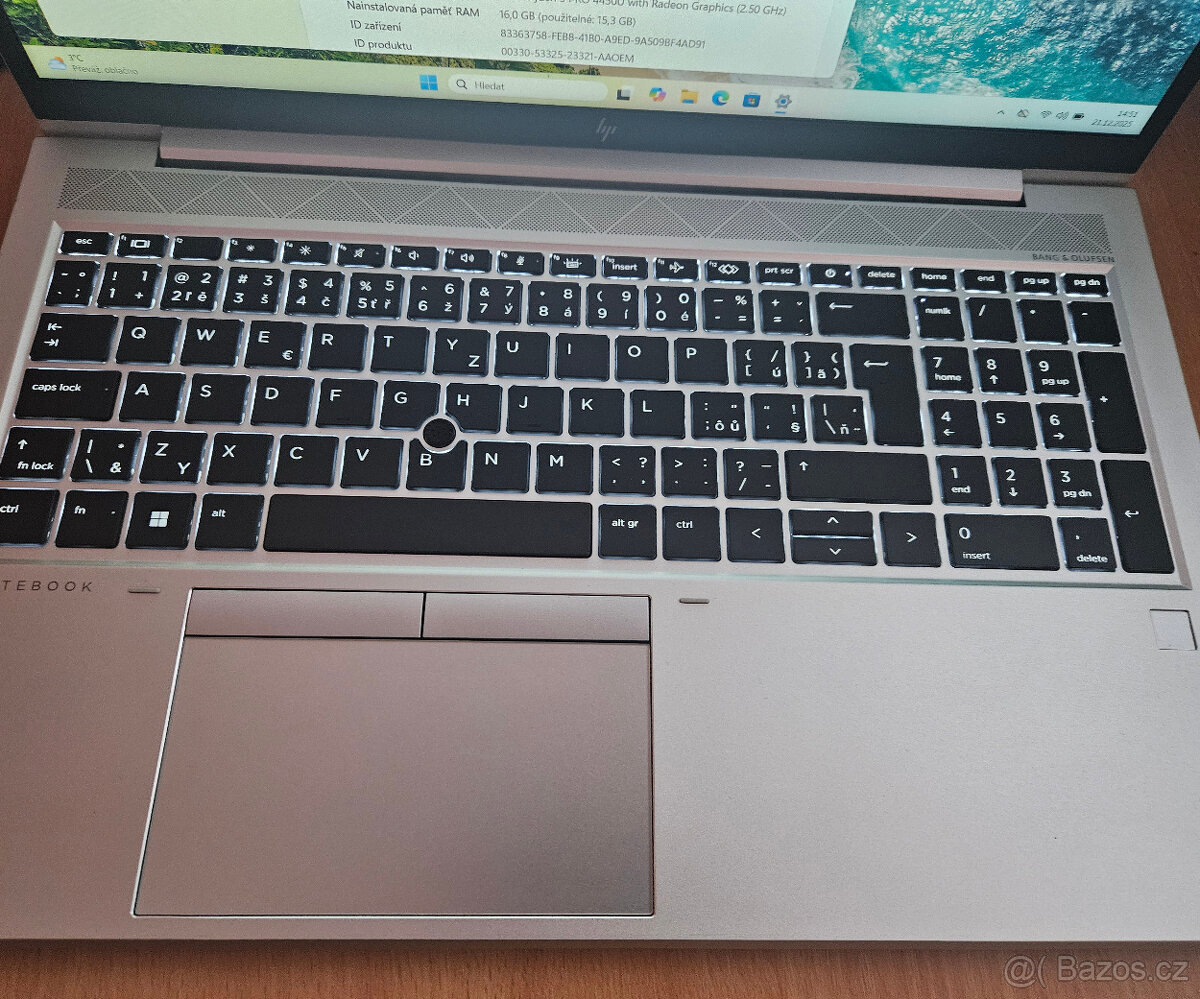 HP Elitebook 855 G7 15" TOP - 6