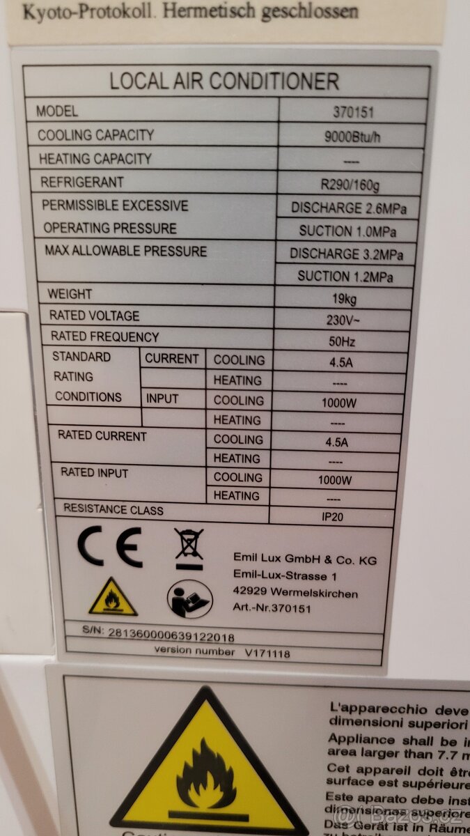 Mobilní klimatizace - 6