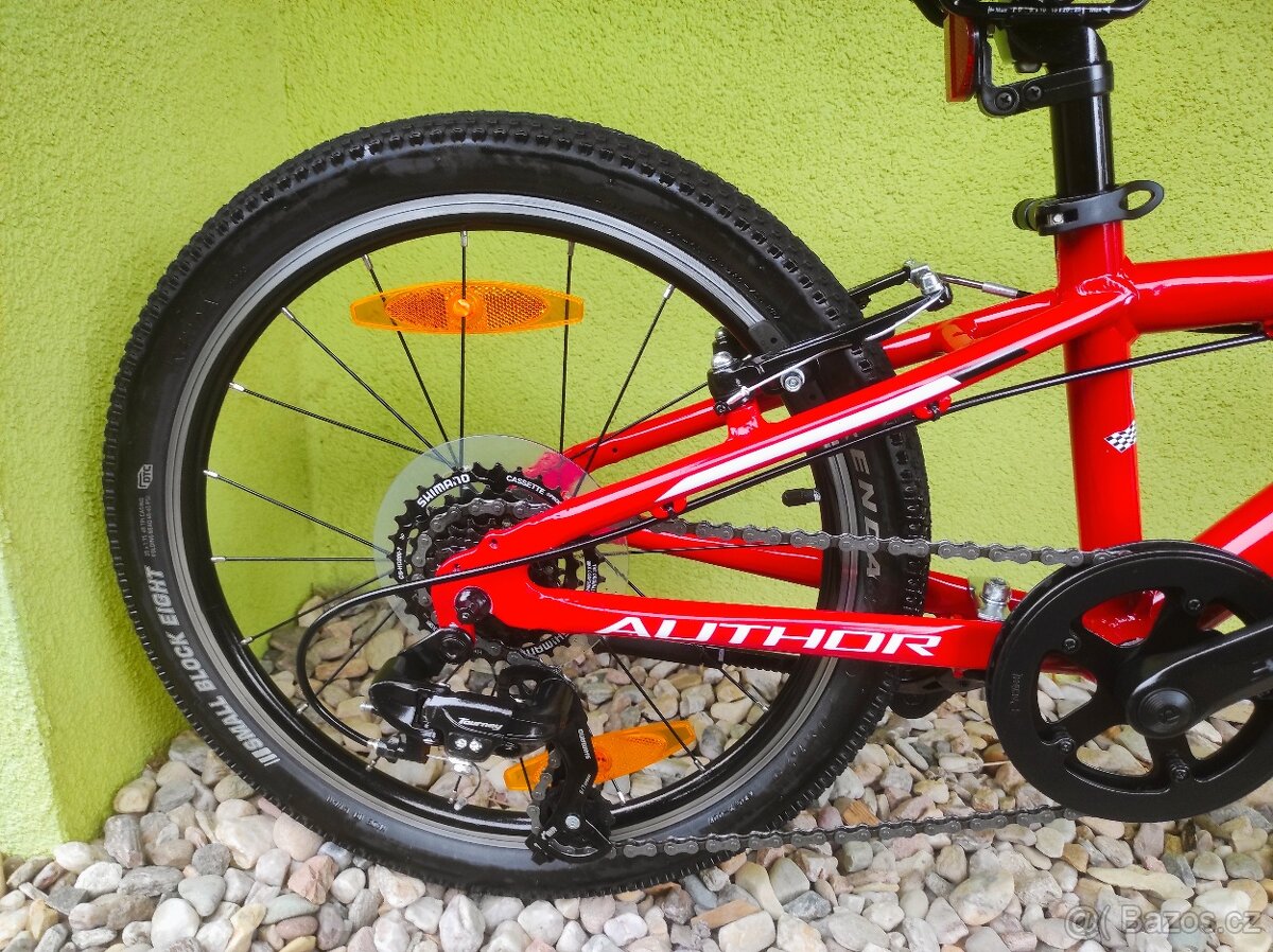 Značkové dětské kolo Author Record 20" (červená) - 6