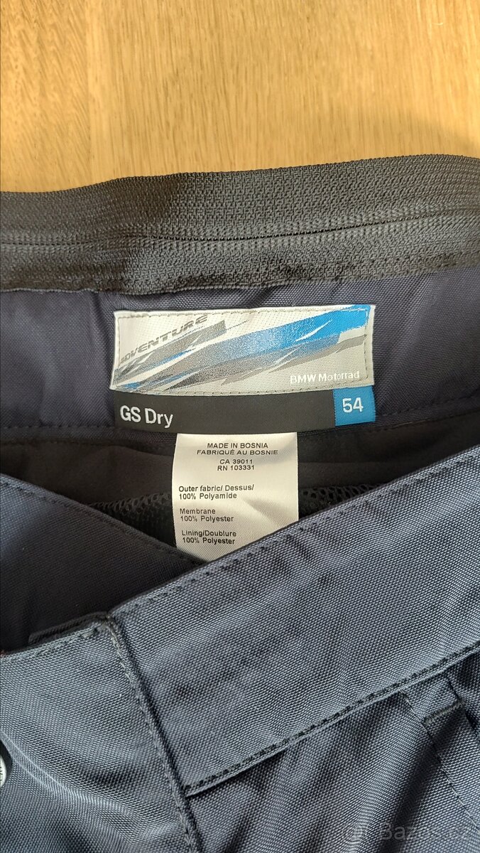 PÁNSKÉ MOTO KALHOTY BMW GS DRY VEL. 54 - 6