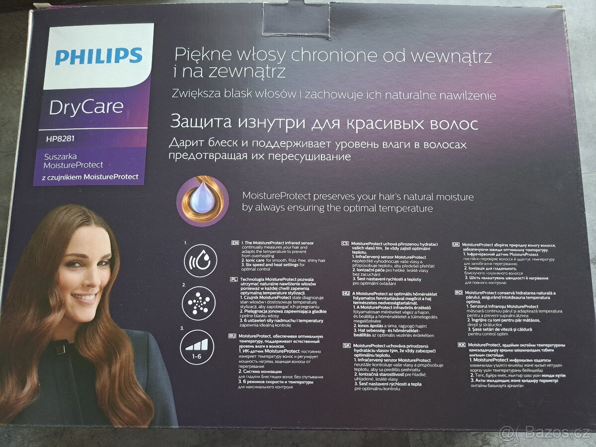 Vyoušeč vlasů Philips MoistureProtect - 6