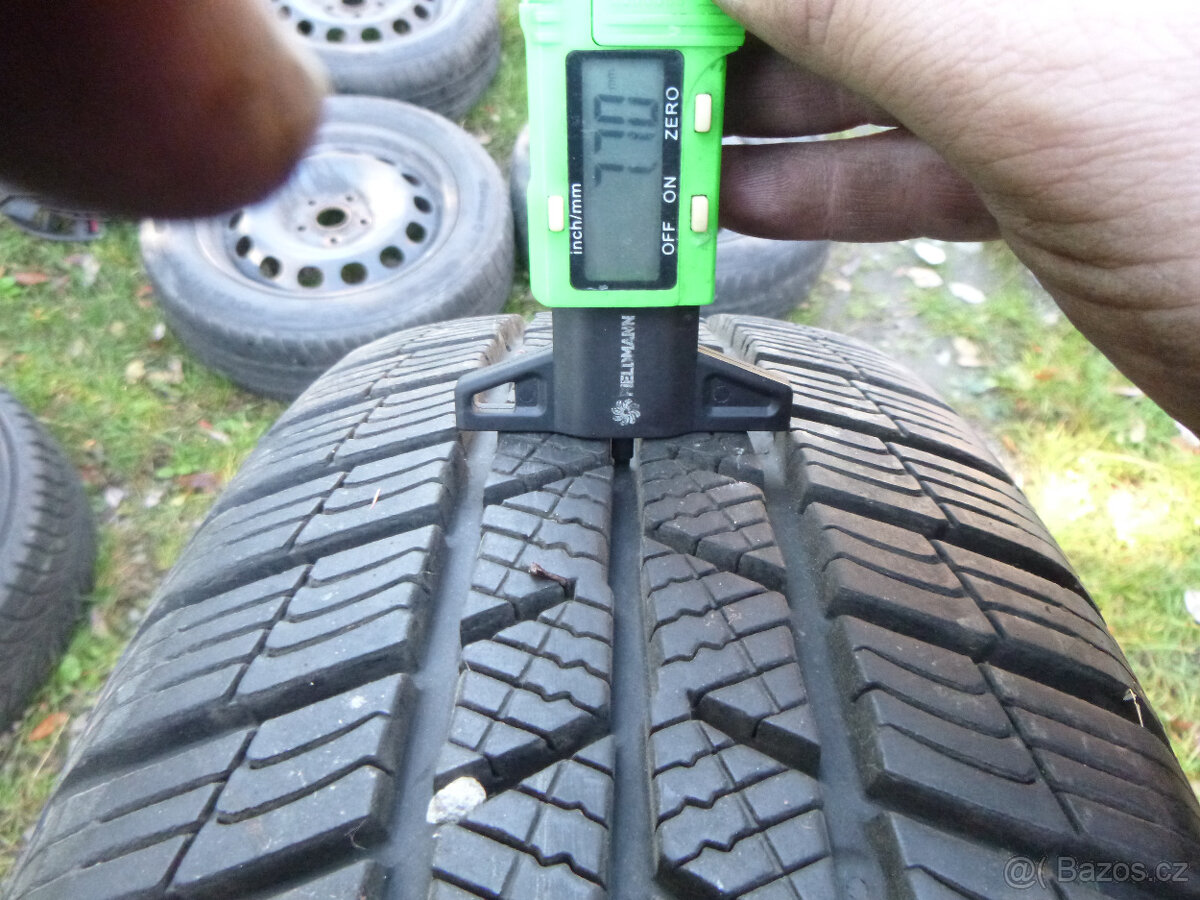 4x disk (5x100) zimní pneu barum 185/65 r15 - 6