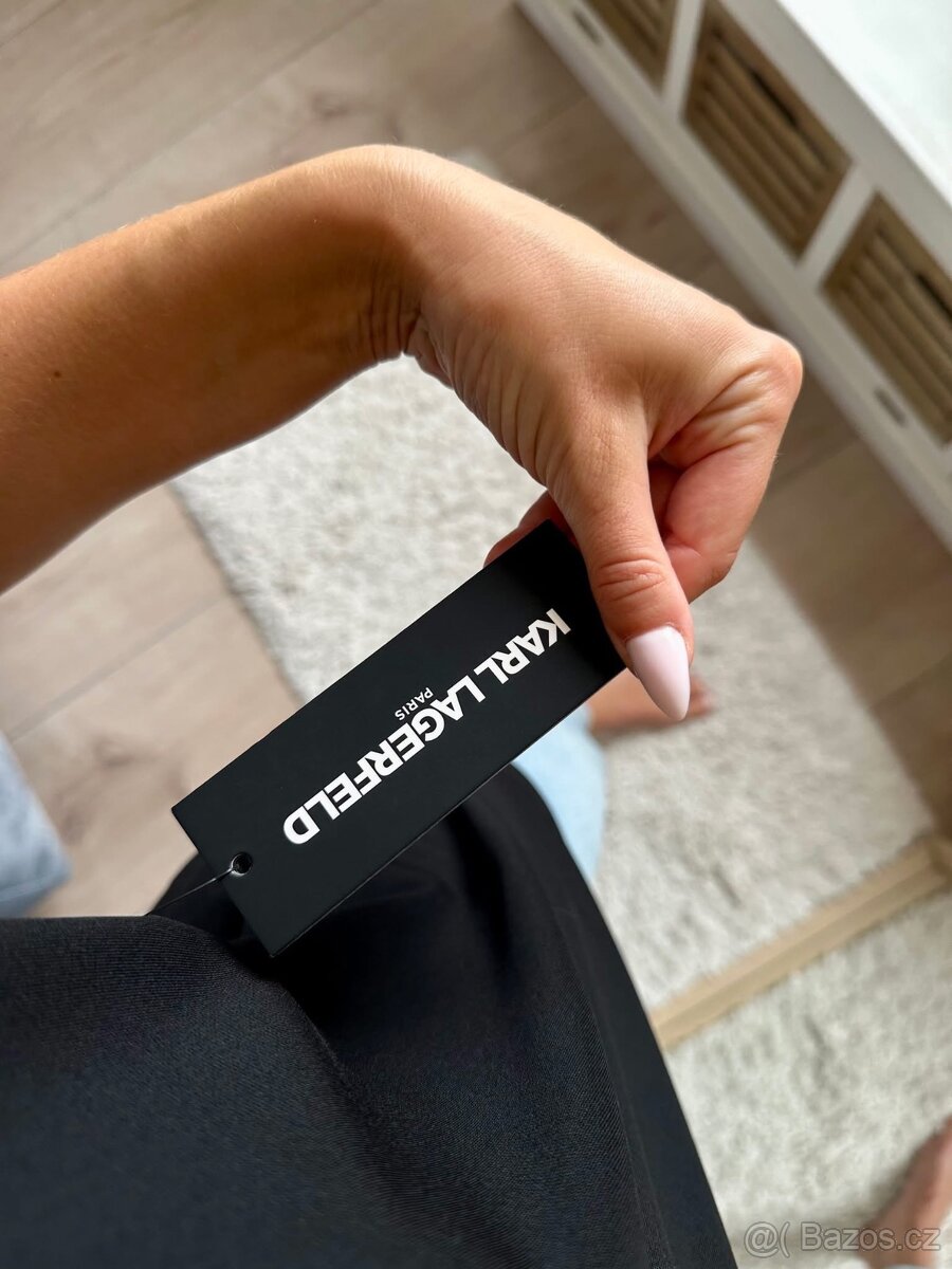 KARL LAGERFELD ČERNÉ TRIČKO - 6