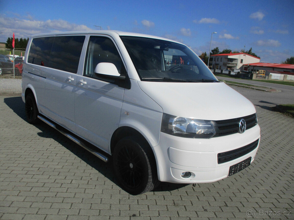 VW TRANSPORTER 2,0TDI 84kw LONG 5míst Tažné 2013 DPH - 6
