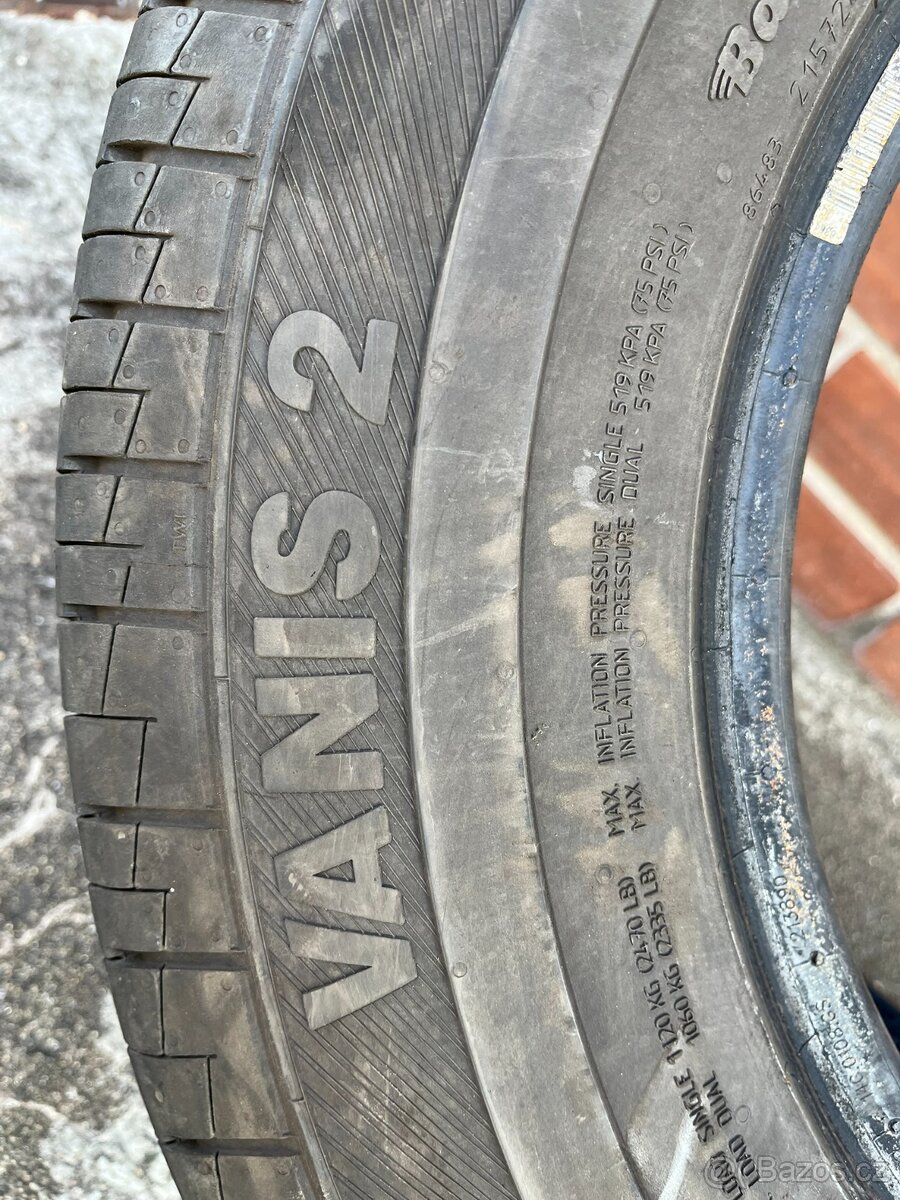 1 ks celoroční pneu Barum Vanis2 225/70/15 C (7,6 mm vzorek) - 6