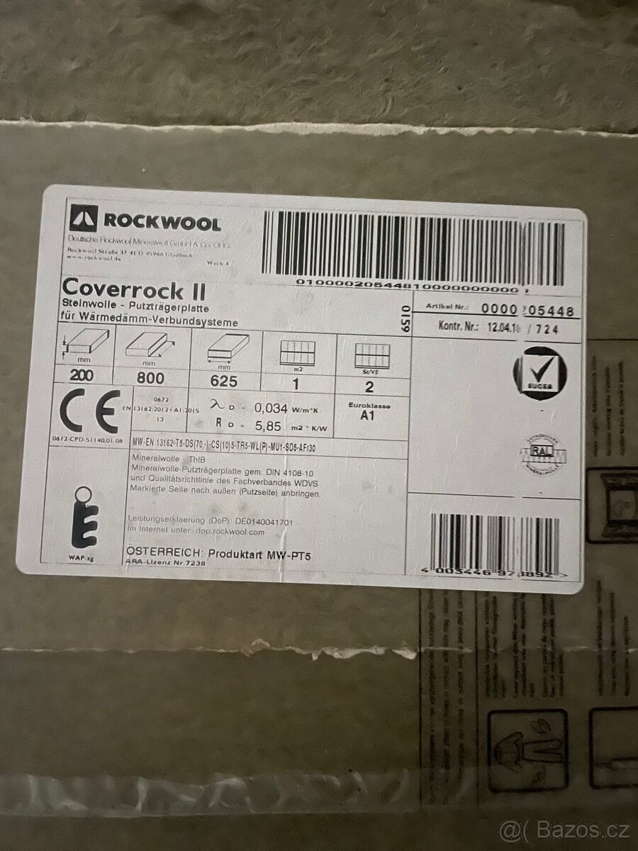 Prodám izolační materiál – kamenná vata, polystyren - 6