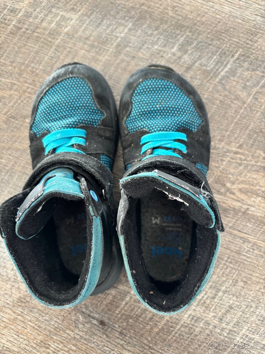 Zimní dětské barefoot boty Koel s membránou vel 32 - 6