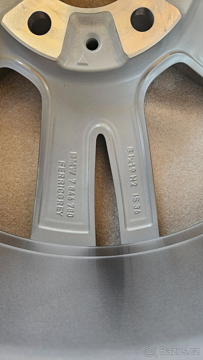 Original disk BMW 19" M-Doppelspeiche 442 Ferricgrey, disk - 6