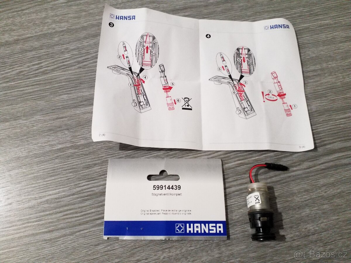 Hansa - Elektromagnetický ventil 59914439 - 6