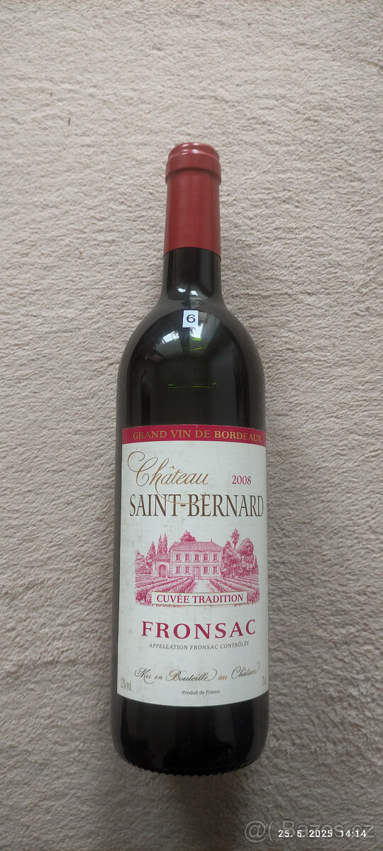 Zberatelske vína Bordeaux vid popis - 6