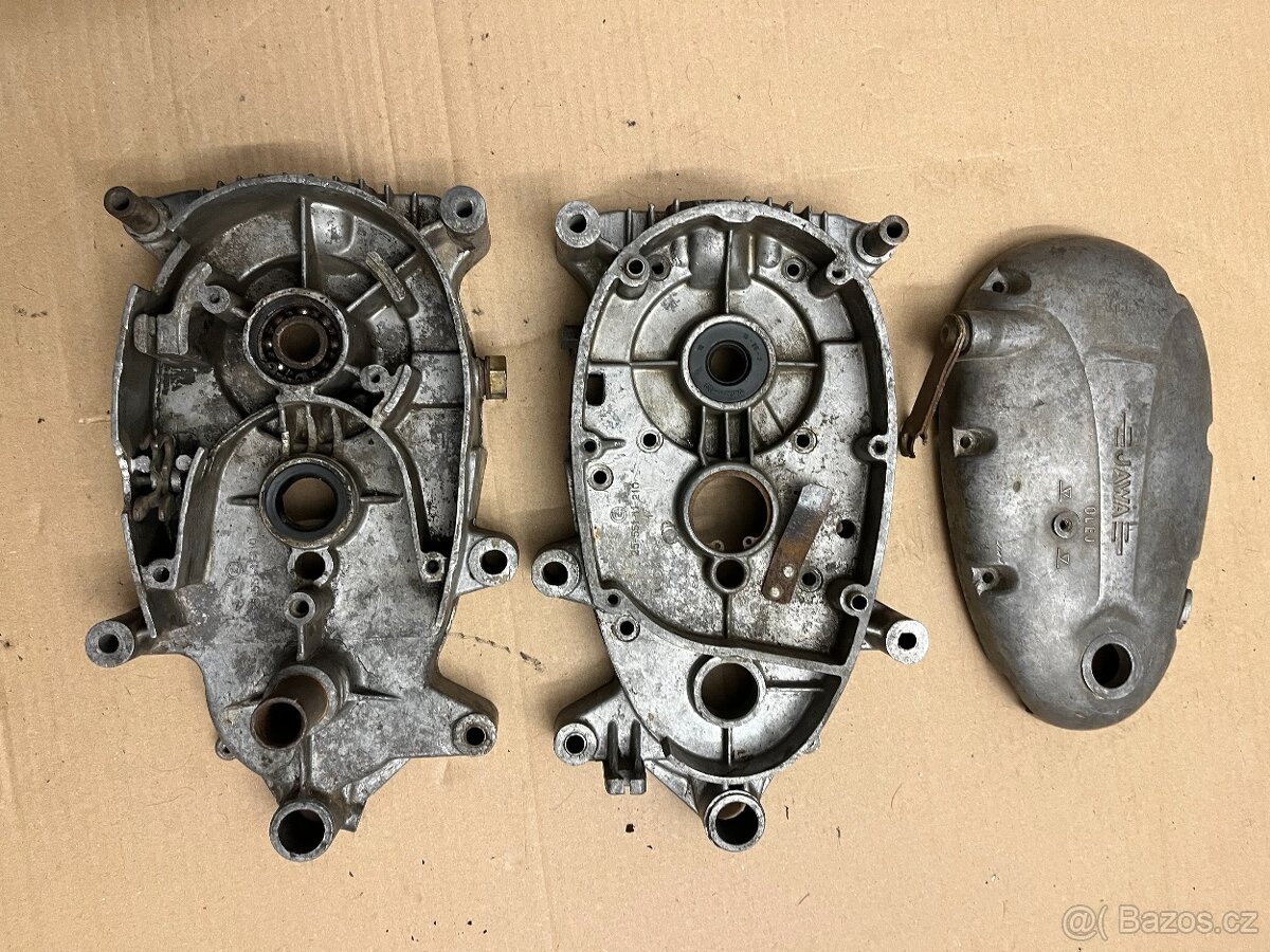 Kartery + víko spojky Jawetta / Jawa 551 - párové - 6