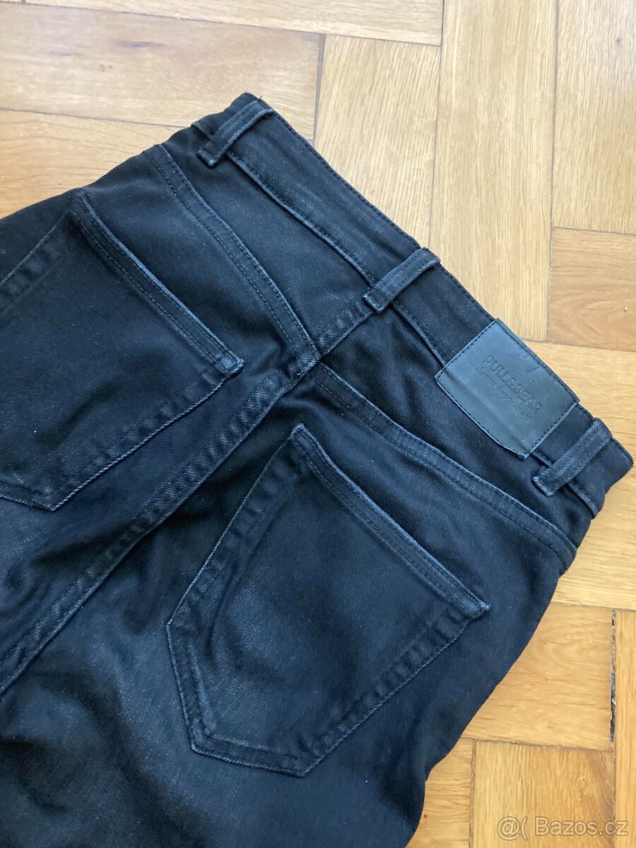 černé rifle Pull&Bear vel.32 - 6