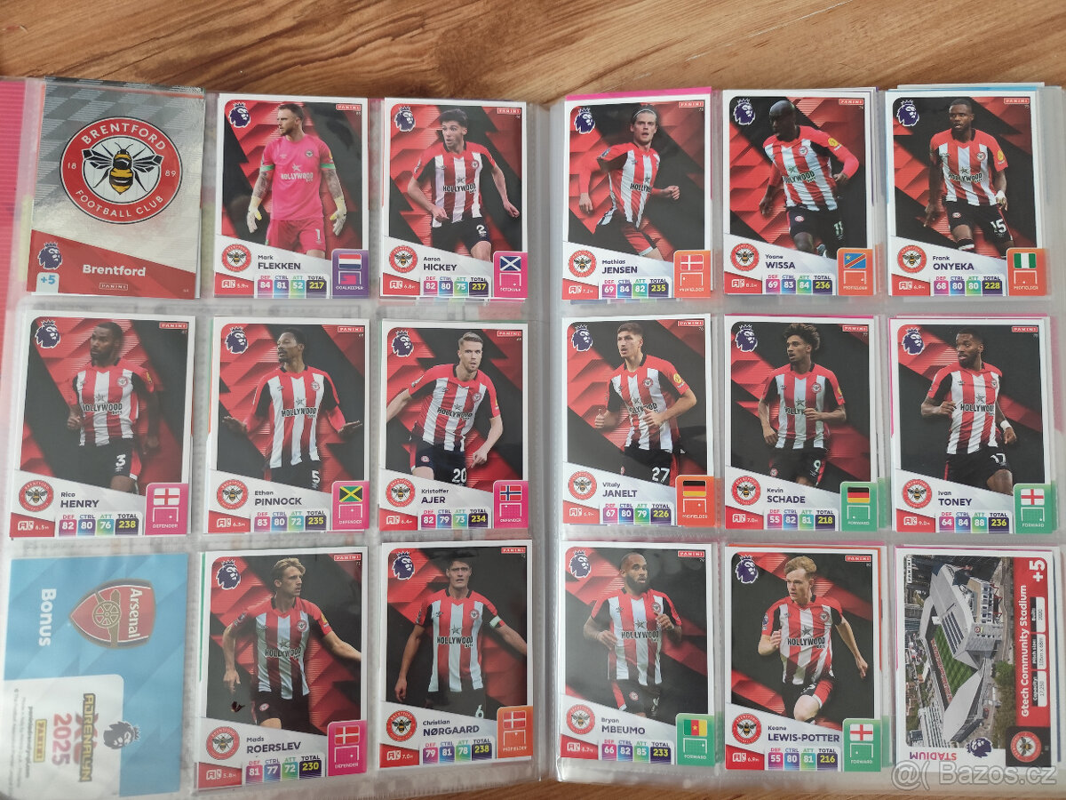 Fotbalové kartičky Adrenalyn Premier League 2025. - 6