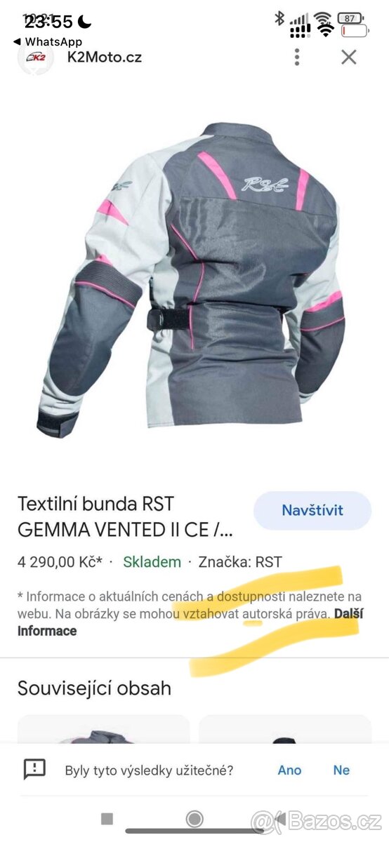 Bunda na motorku RST gemma MOTO - 6