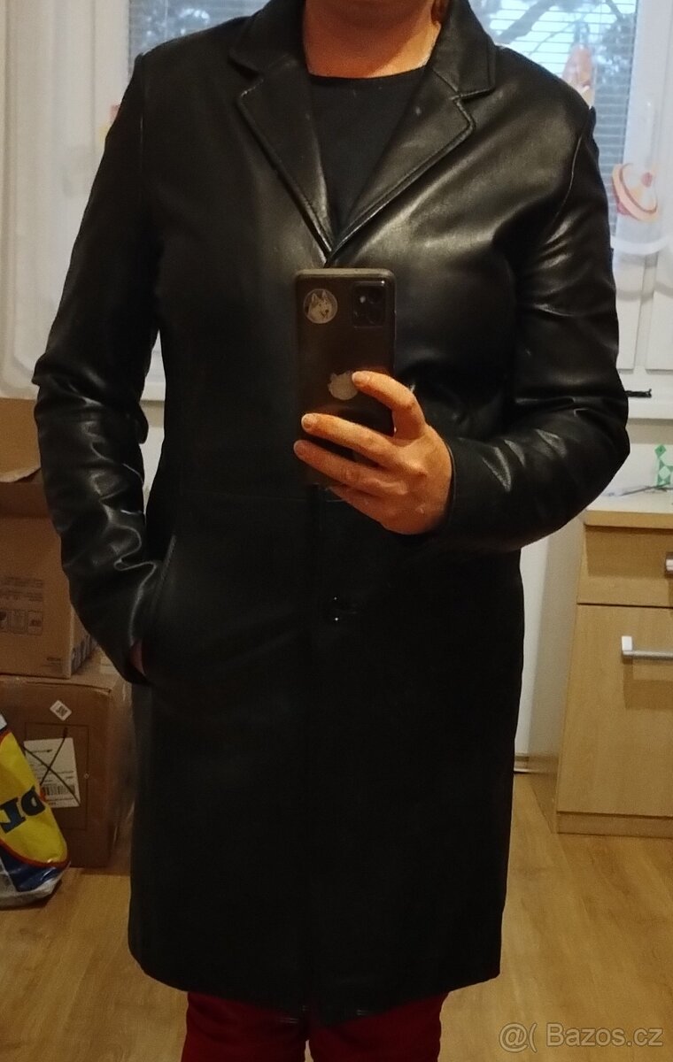 Kožený kabát Kara - 6
