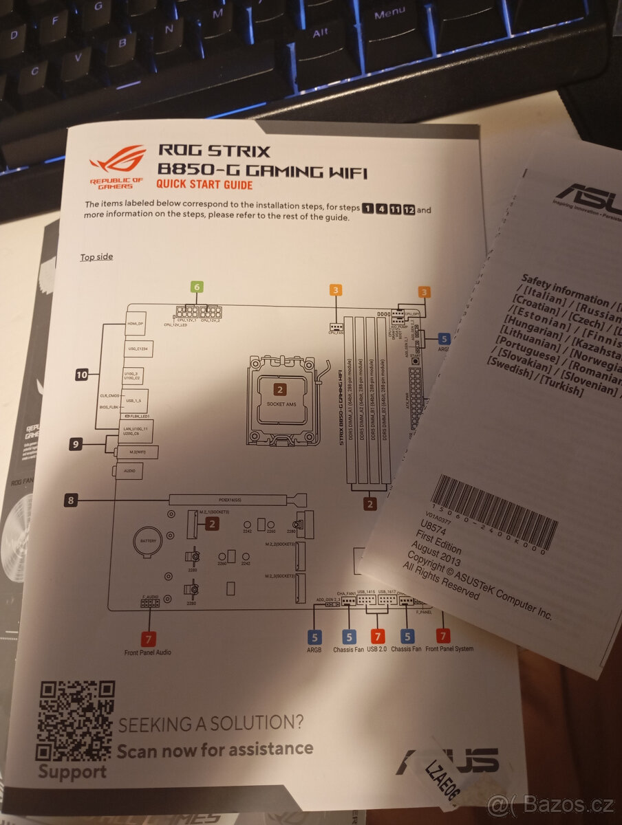 ASUS ROG STRIX B850-G GAMING WIFI - 6