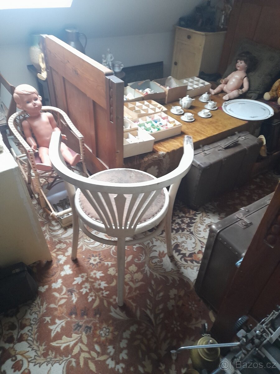 Starožitné křeslo židlí - 6