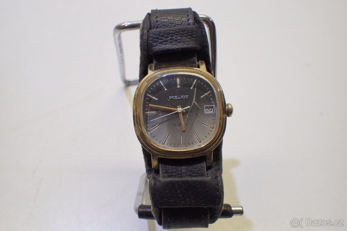 Hodinky Poljot - silně zlacené - 6