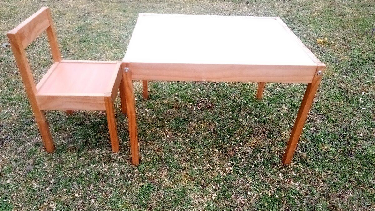 Dětský stolek a jedna židle IKEA - 6