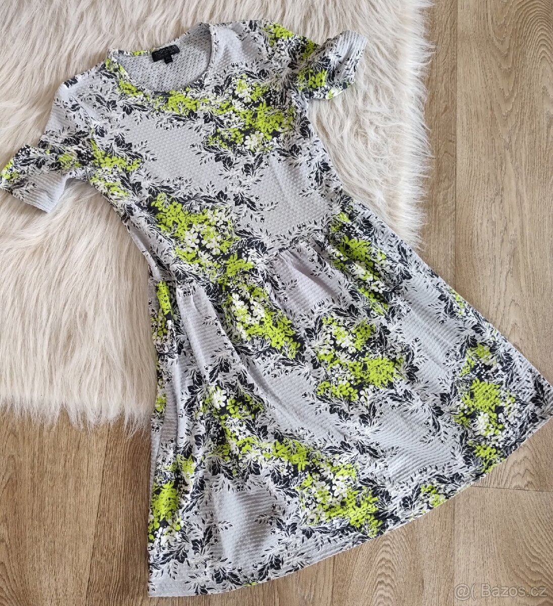 Květované bavlněné šaty - M - 6